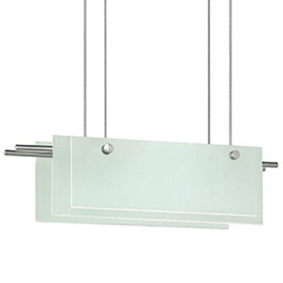 Suspended Glass Slim LED Linear Suspension by Sonneman Lighting - Starlight Lighting USA and Canada